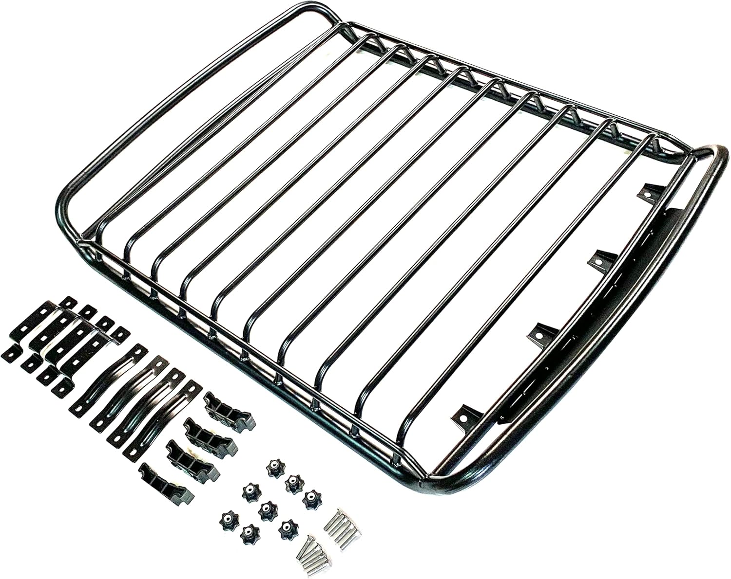 ルーフラック アルミ ブラック 軽自動車