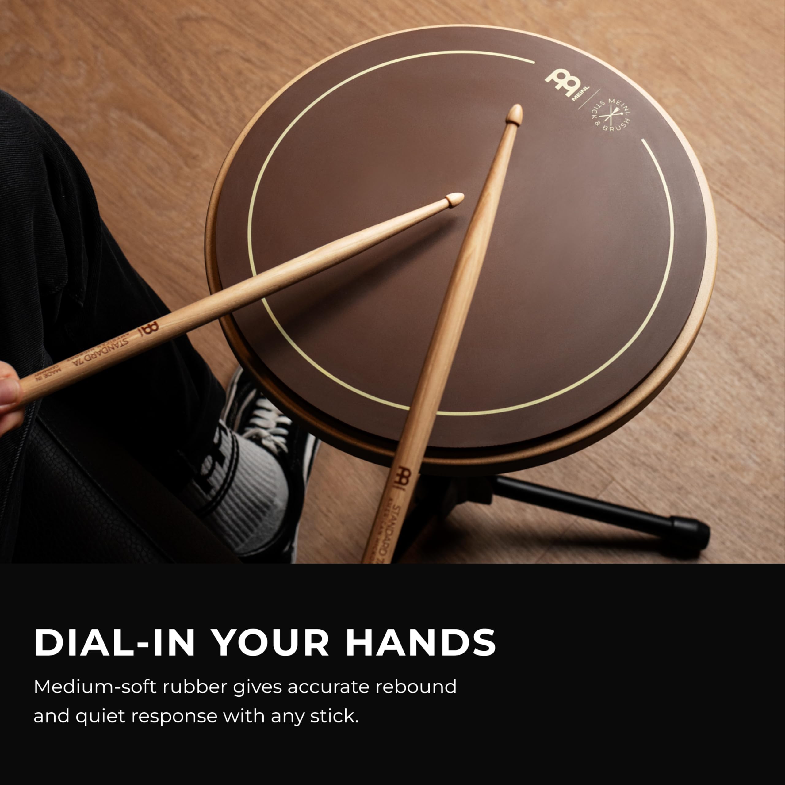 Meinl Stick & Brush Practice Pad 12" Accessori per Batteria SB509