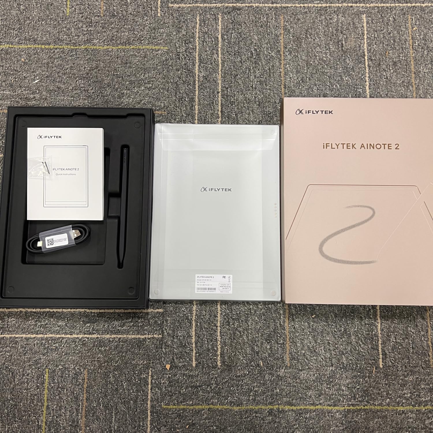 iFLYTEK AINOTE 2 Smart E-Ink Tablet 10,7" Transcription IA Traduction Résumé Réunions Latence < 20 ms Batterie 7 jours