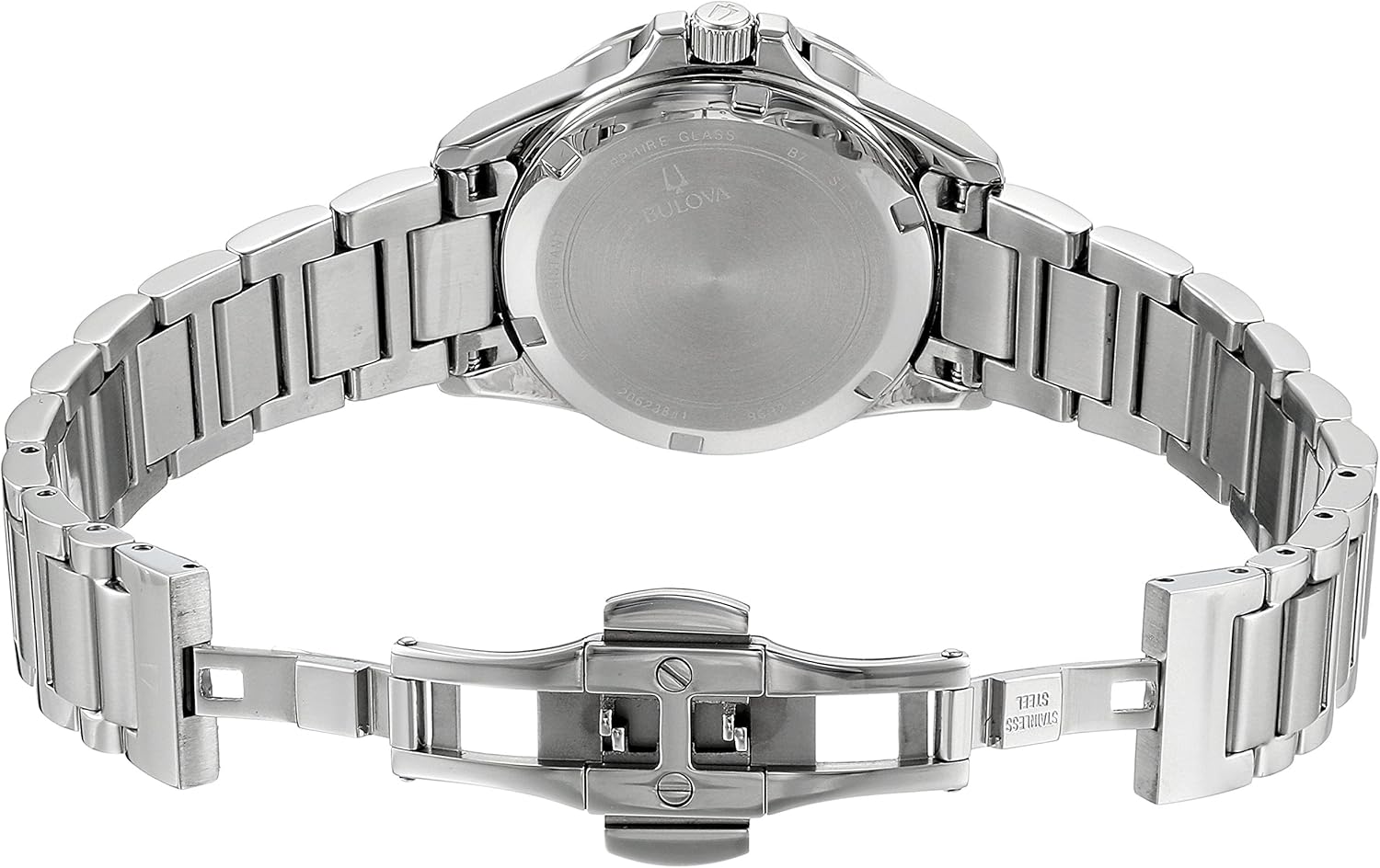 Bulova Orologio Analogico Quarzo da Donna con Cinturino in Acciaio Inox 96R215 Bulova Orologio Analogico Quarzo da Donna con Cinturino in Acciaio Inox 96R215