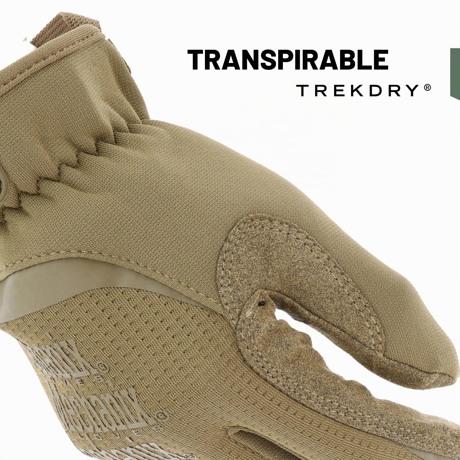 Mechanix Wear - FastFit Coyote Touch Screen Guantes (Small, Marrón)