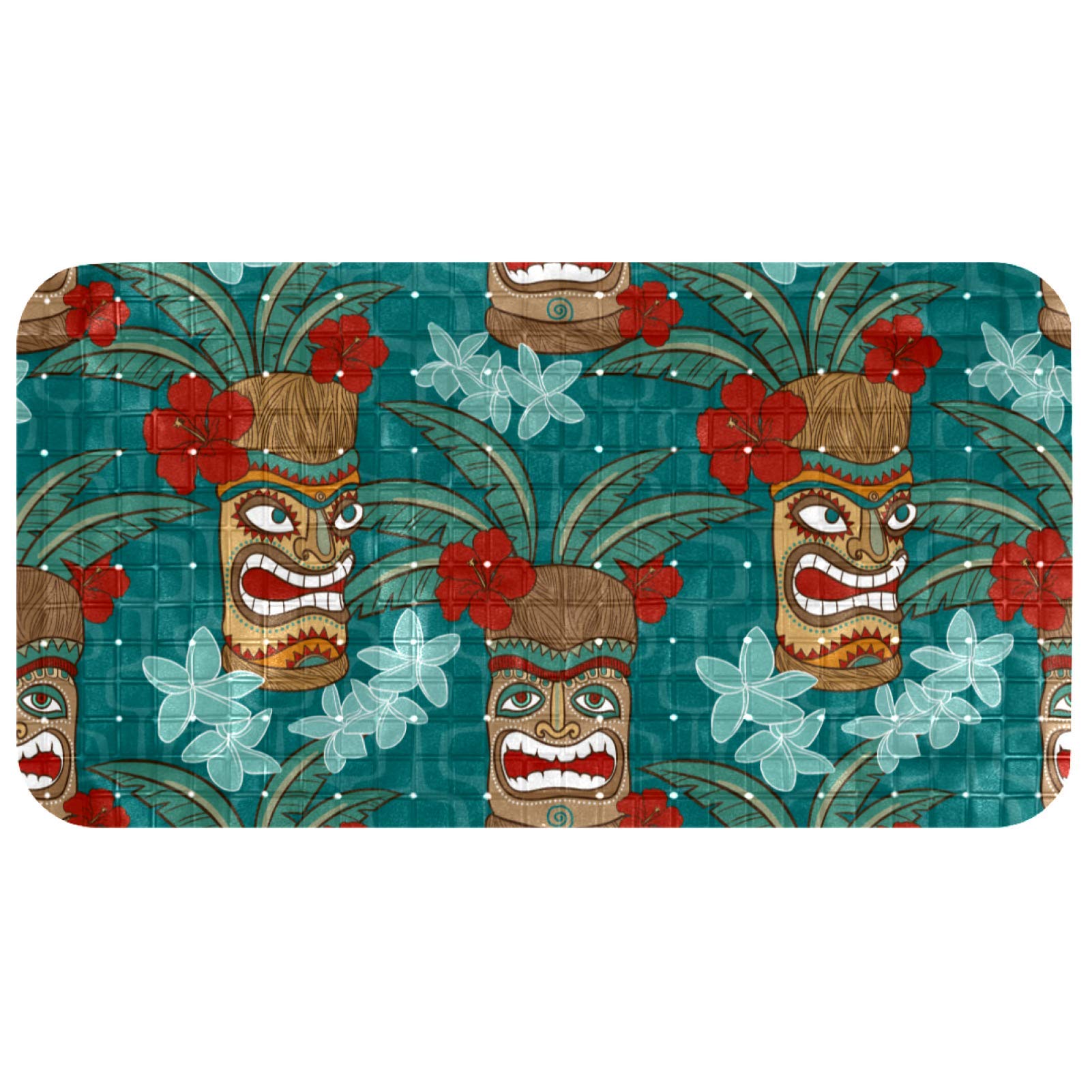Tapis de bain antidérapant Aloha Tiki pour ne plus glisser sur le carrelage
