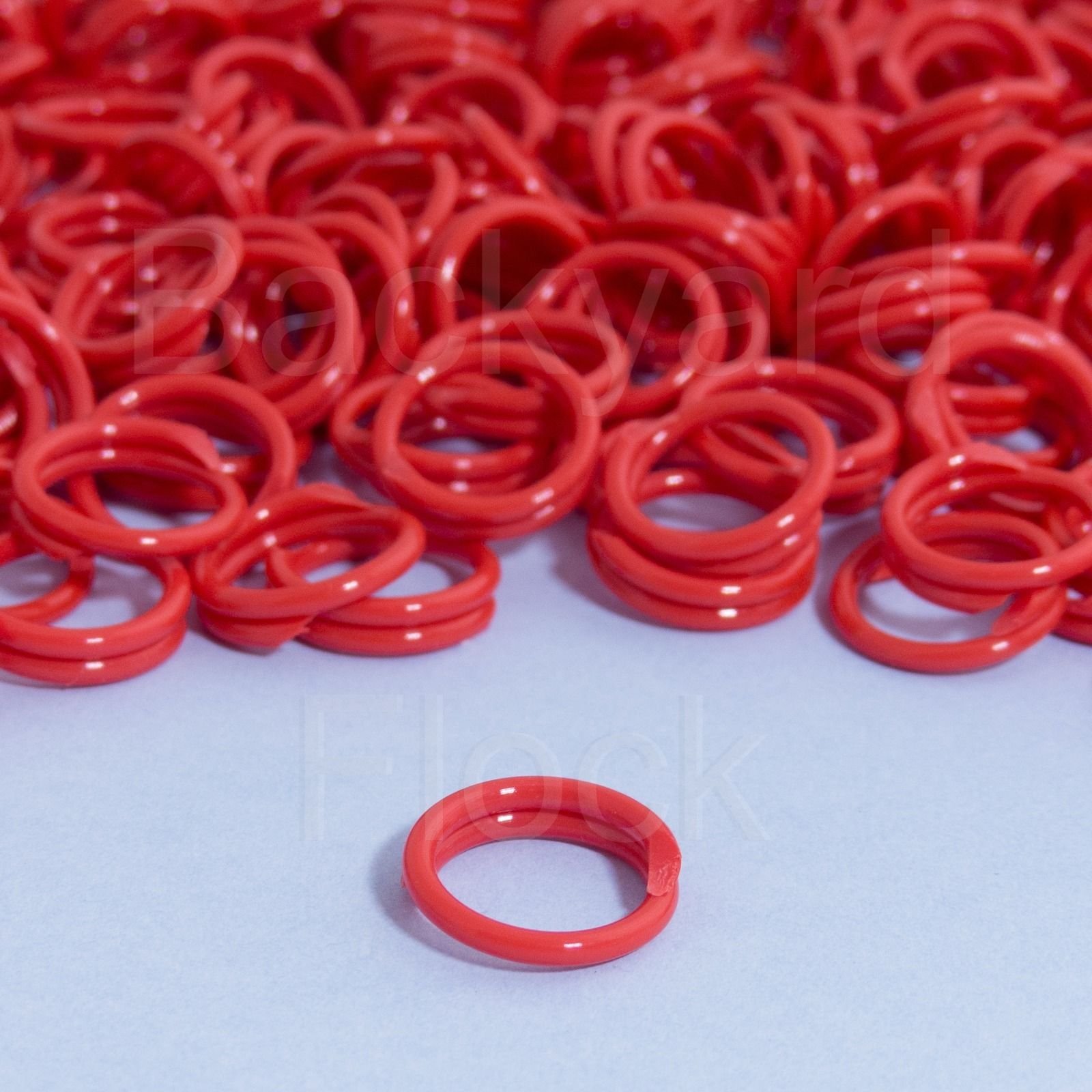 Kuhl 100 Pack Spiral Chicken Poultry Leg Bands - #11 16