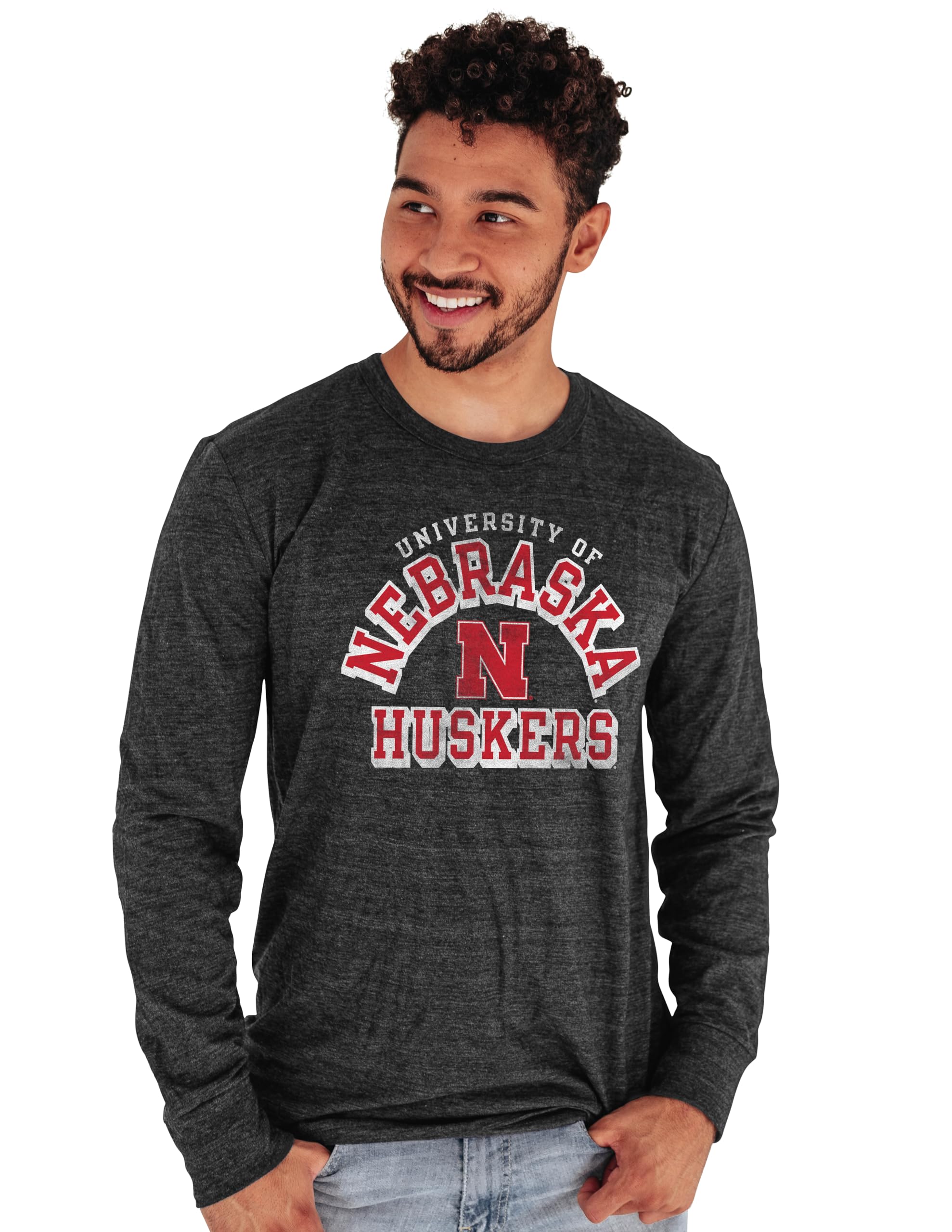 Blue 84 NCAA Mens Long Sleeve T Shirt Tri-Blend