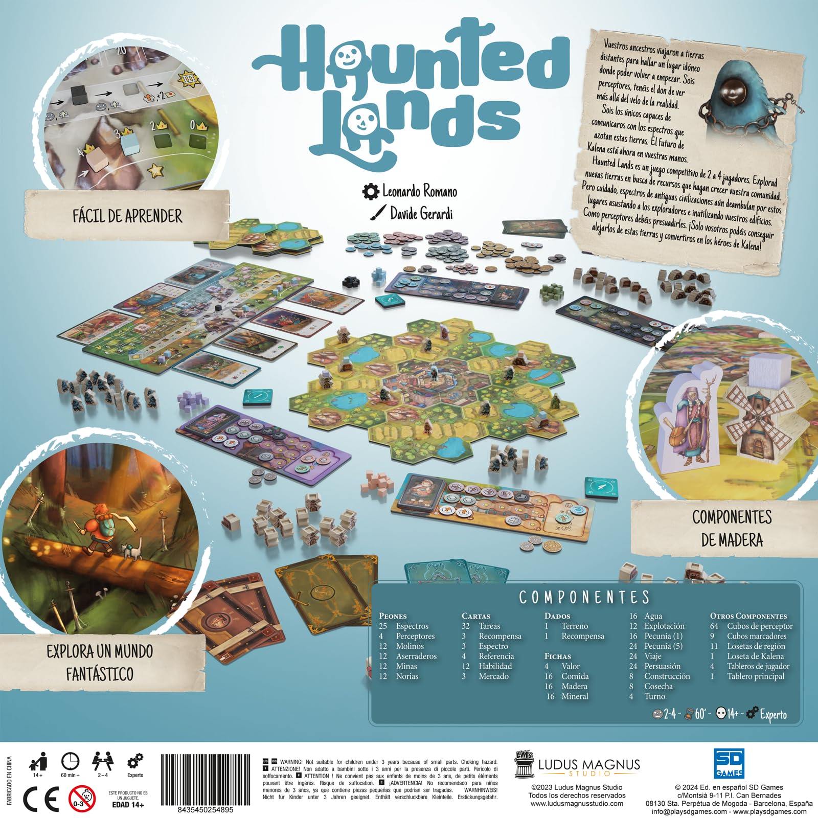 SD GAMES Juego De Mesa Haunted Lands