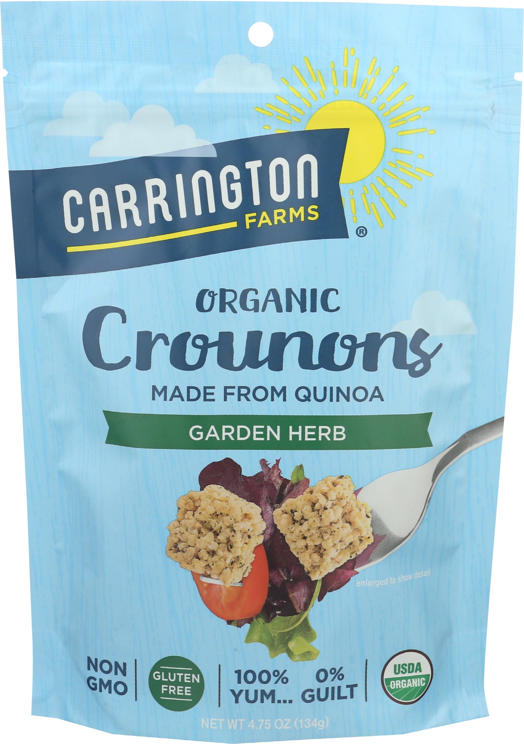 Carrington Farms Crounons Garden Herb, 4.75 oz