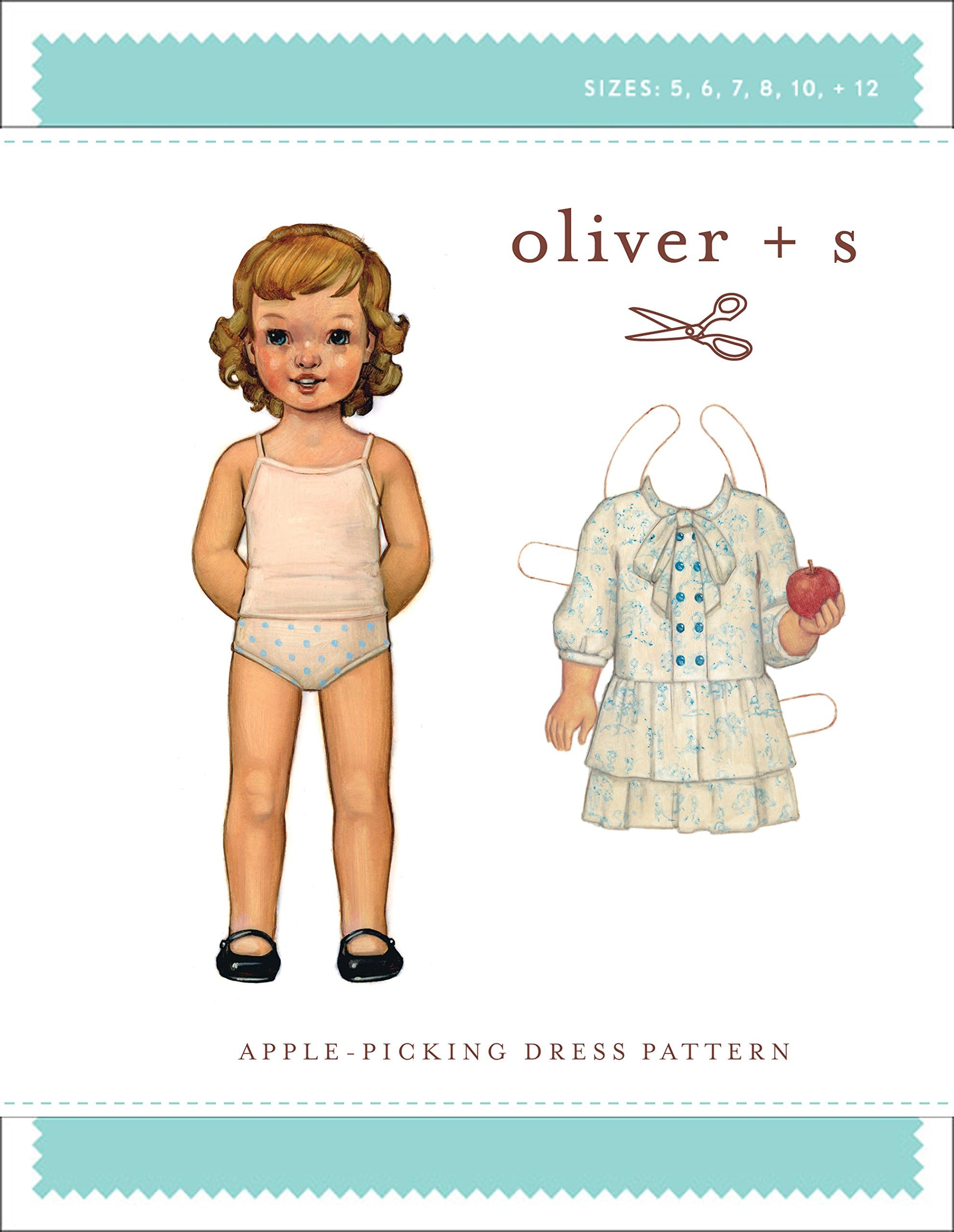 Apple-Picking Dress Sewing Pattern (Sizes 5-12)