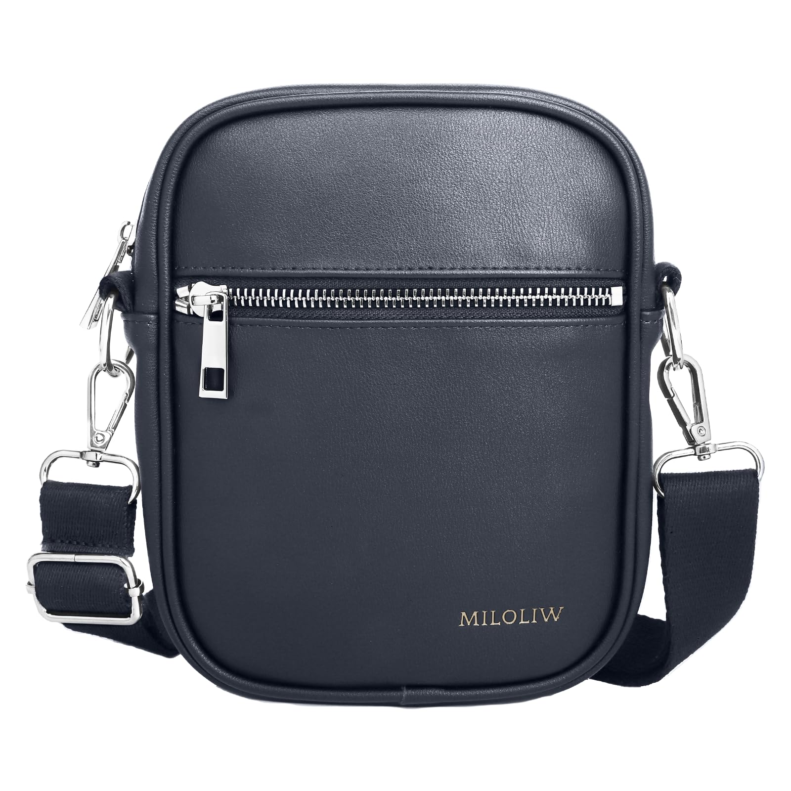 MILOLIW Small Crossbody bag for men shoulder bag mens purse satchel Pu leather messenger bag