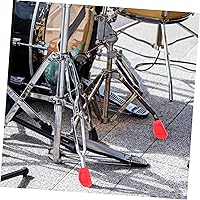 Vista 4 de Tambor Pies de goma 6 unids kit de tambor de práctica esteras de soporte de tambor estera de tambor protector de tambor taburete de pierna