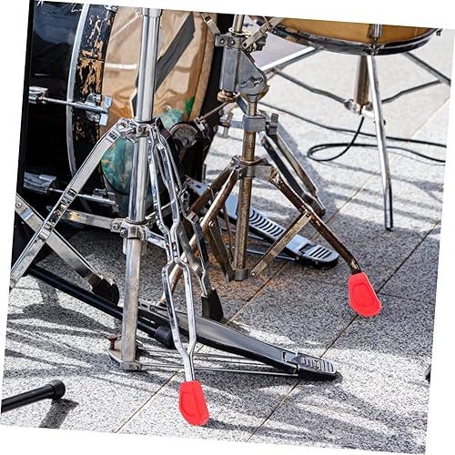 Miniatura 4 de Tambor Pies de goma 6 unids kit de tambor de práctica esteras de soporte de tambor estera de tambor protector de tambor taburete de pierna