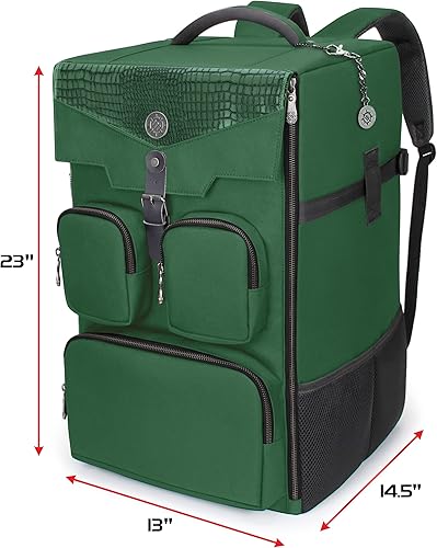 Miniatura 5 de ENHANCE Mochila para juegos de mesa de edición coleccionista, almacenamiento rígido reforzado para juegos de mesa con correas acolchadas para el