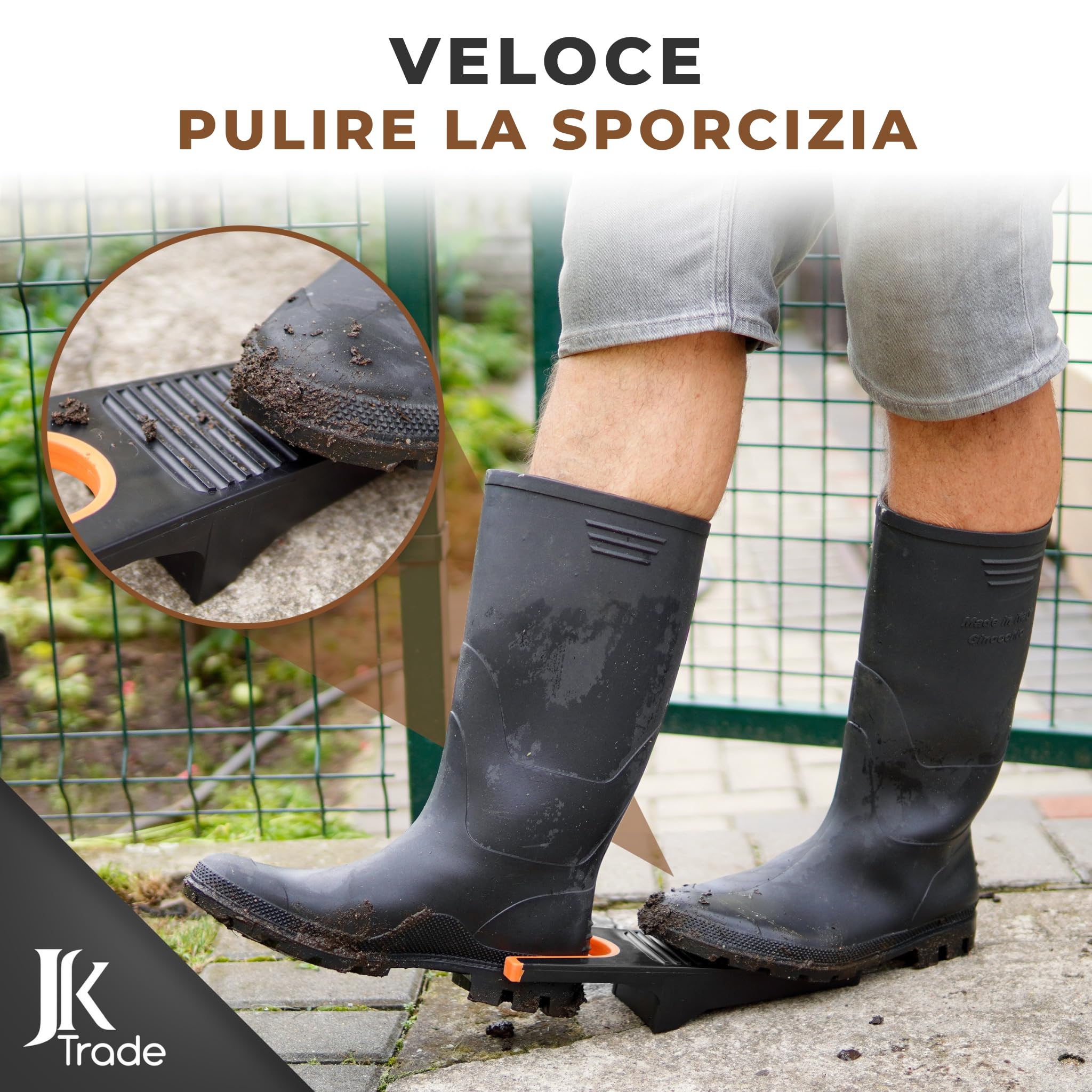 JK Trade® Stivali per ogni calzatura | stabile raschietto per scarpe con protezione del tallone e graffio | stivali di gomma da equitazione scarpe da lavoro, scarpe da lavoro, scarpe da lavoro, scarpe