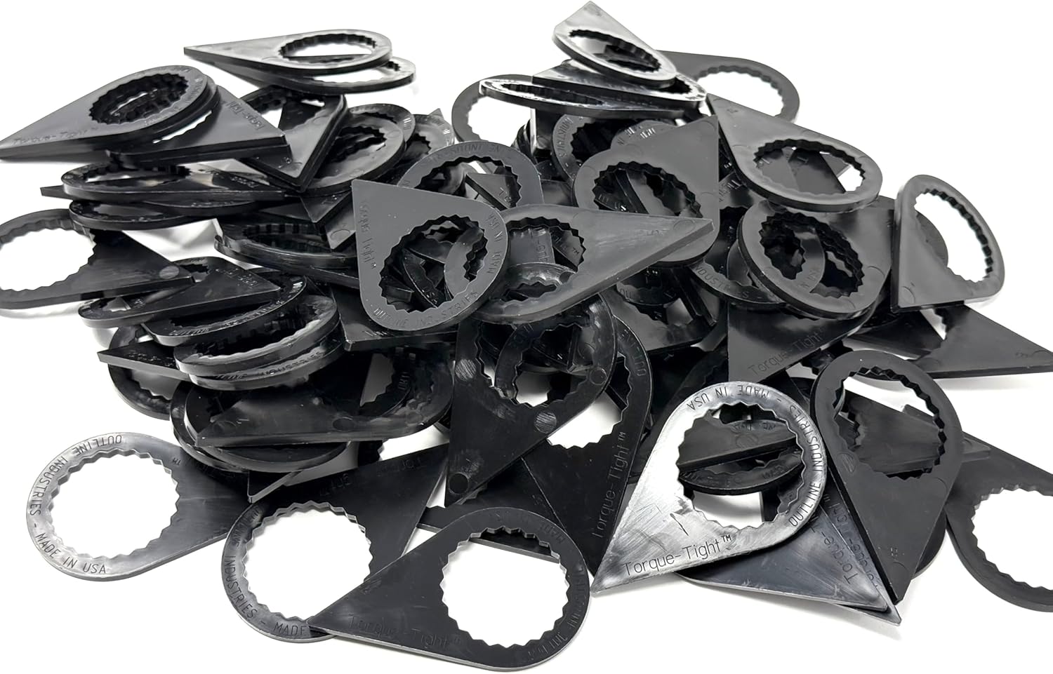 33mm Loose Lug Nut Indicators (Black) – Visual Safety Markers for Class 6–8 Trucks – Made in USA - 100-Pack