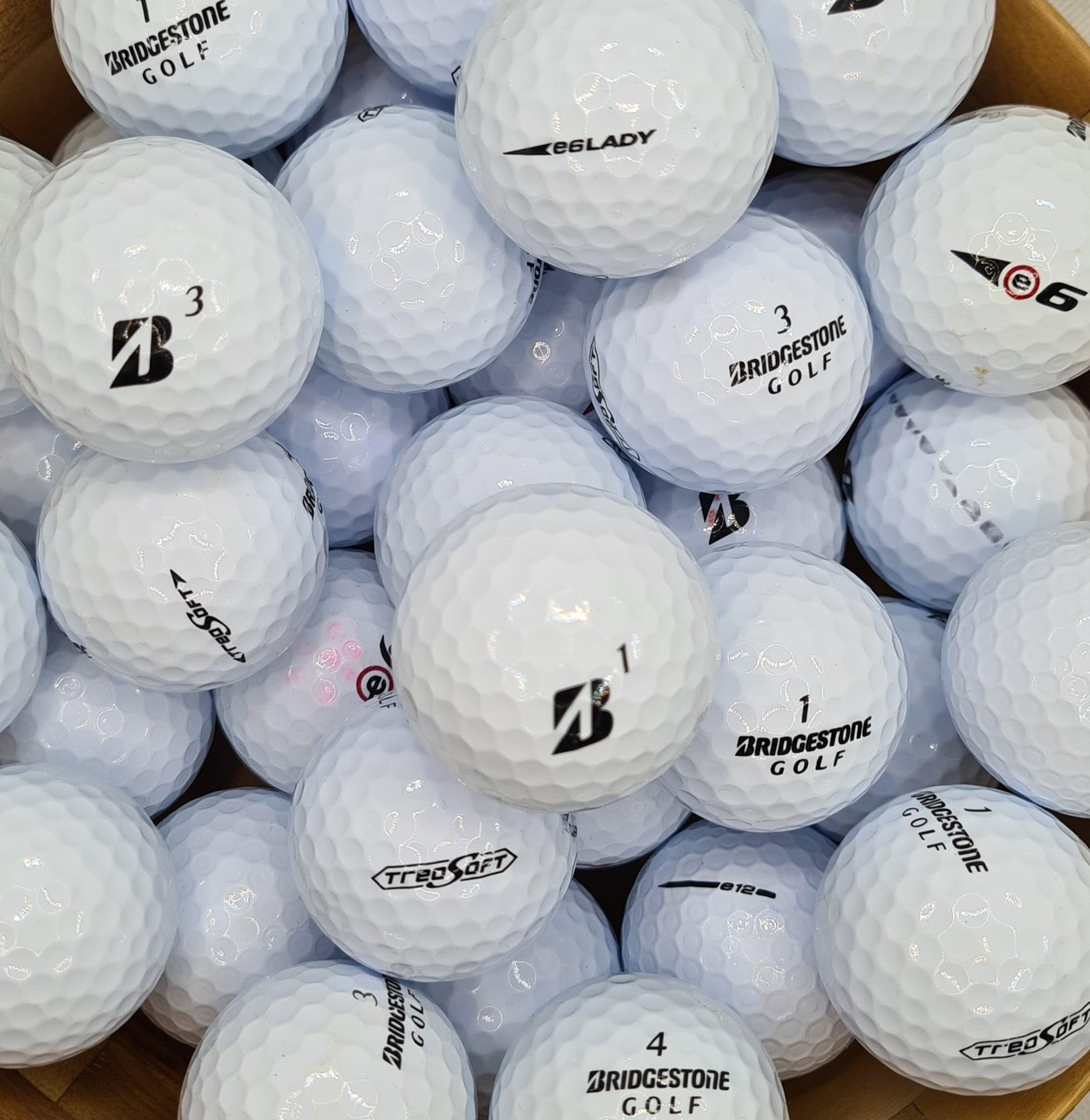 SDP Golf Balls – Premium Used Pearl/A Grade Recycled Lake Balls for Bridgestone Golf Balls - Mixed Models - Used, Not New - Pack of 24