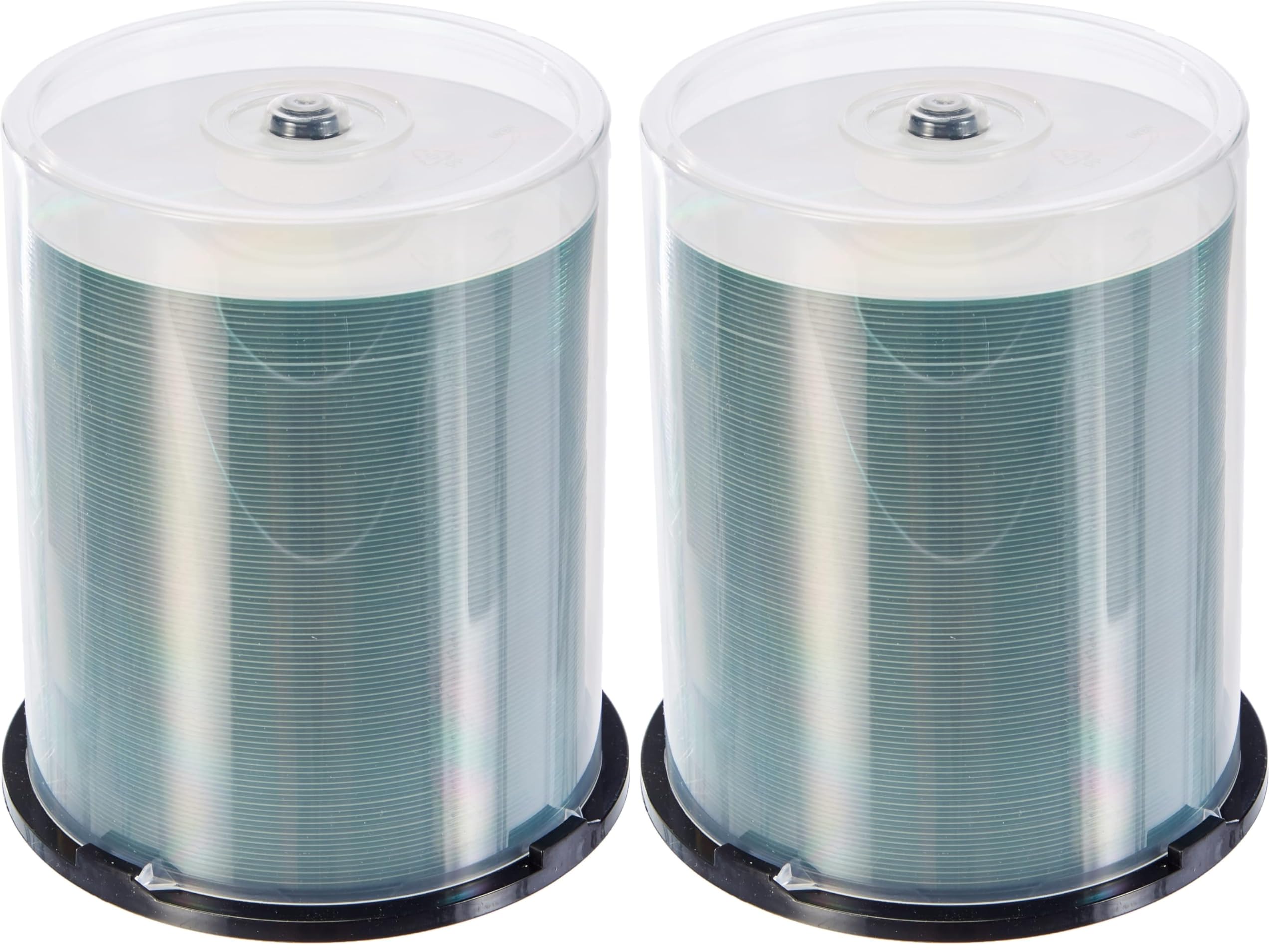 MediaRange CD-R 700MB|80min 52-fache Schreibgeschwindigkeit, vollflächig bedruckbar (Tintenstrahldrucker), 100er Cakebox (Packung mit 2)