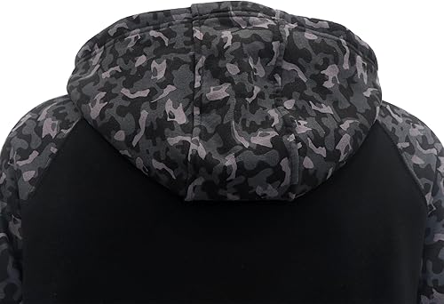 Miniatura 6 de TICOMELA FR Sudaderas con capucha de 10.5 onzas, forro polar de algodón resistente al fuego, sudaderas con capucha