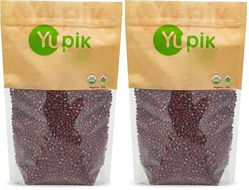 Vista 5 de Frijoles Adzuki orgánicos Yupik, 2.2 lb
