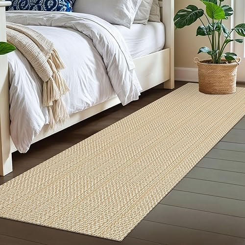 Miniatura 56 de IOHOUZE Alfombra lavable de 4 x 6 pies con parte trasera de goma antideslizante tejida para interiores y exteriores, alfombra para entrada