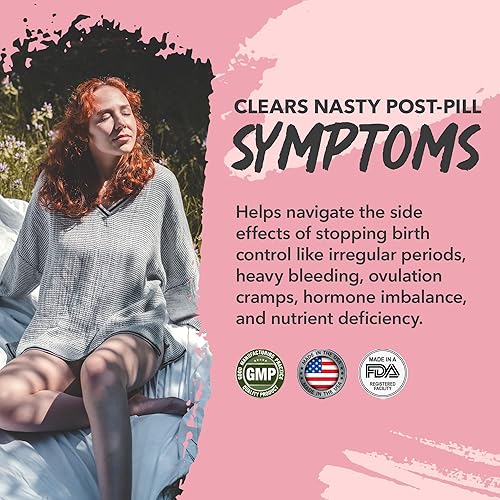 Miniatura 6 de Limpieza anticonceptiva  28 porciones  Suplementos de fertilidad para mujeres para equilibrar las hormonas, apoyar y regular tu ciclo  Mezcla de