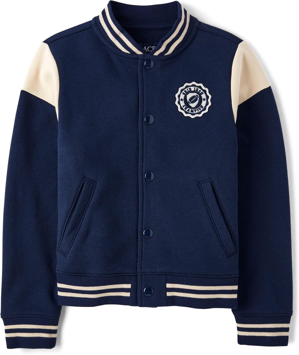 Boys' Bomber Varsity Jacket