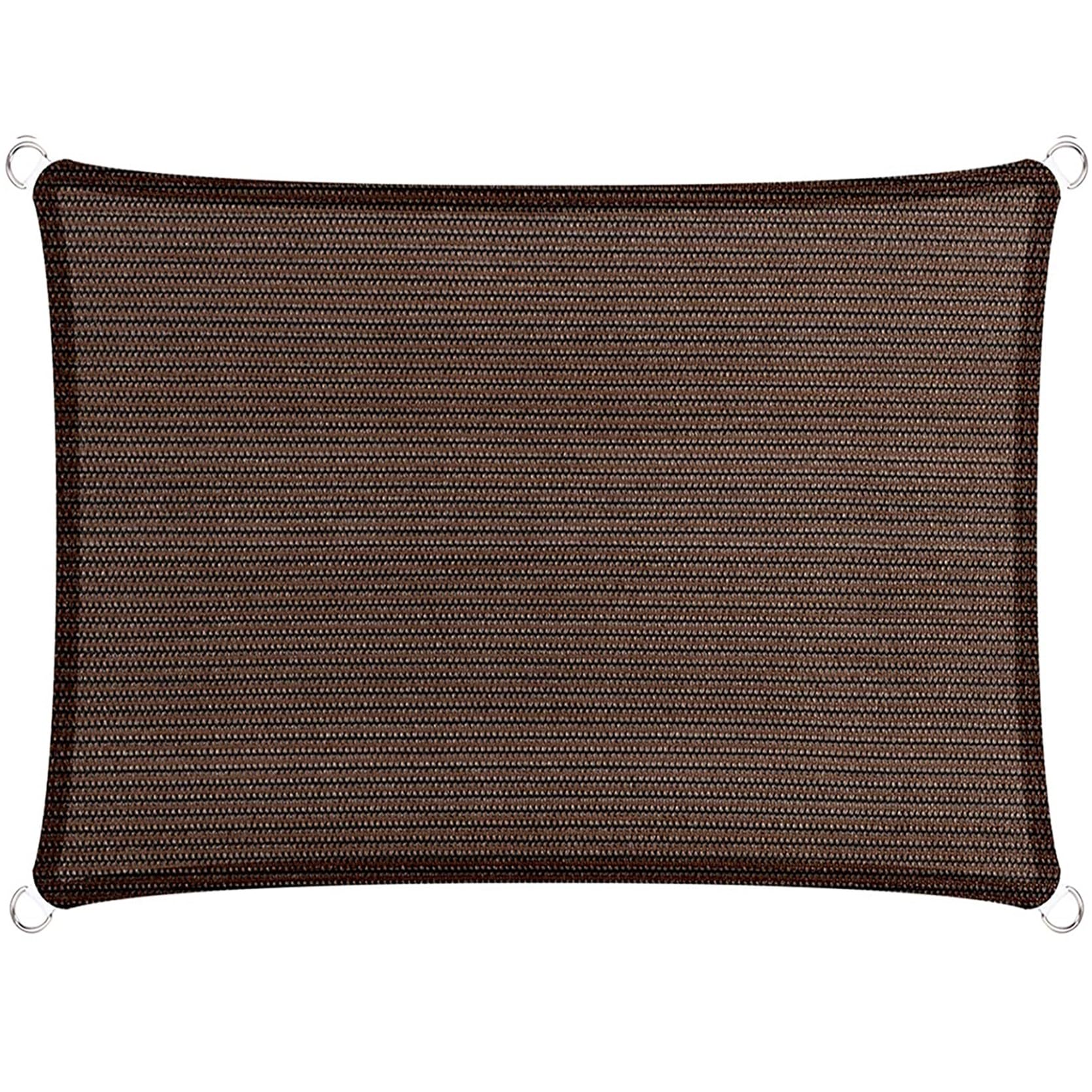 Voile d'ombrage rectangulaire haute densité 680x700 cm en HDPE