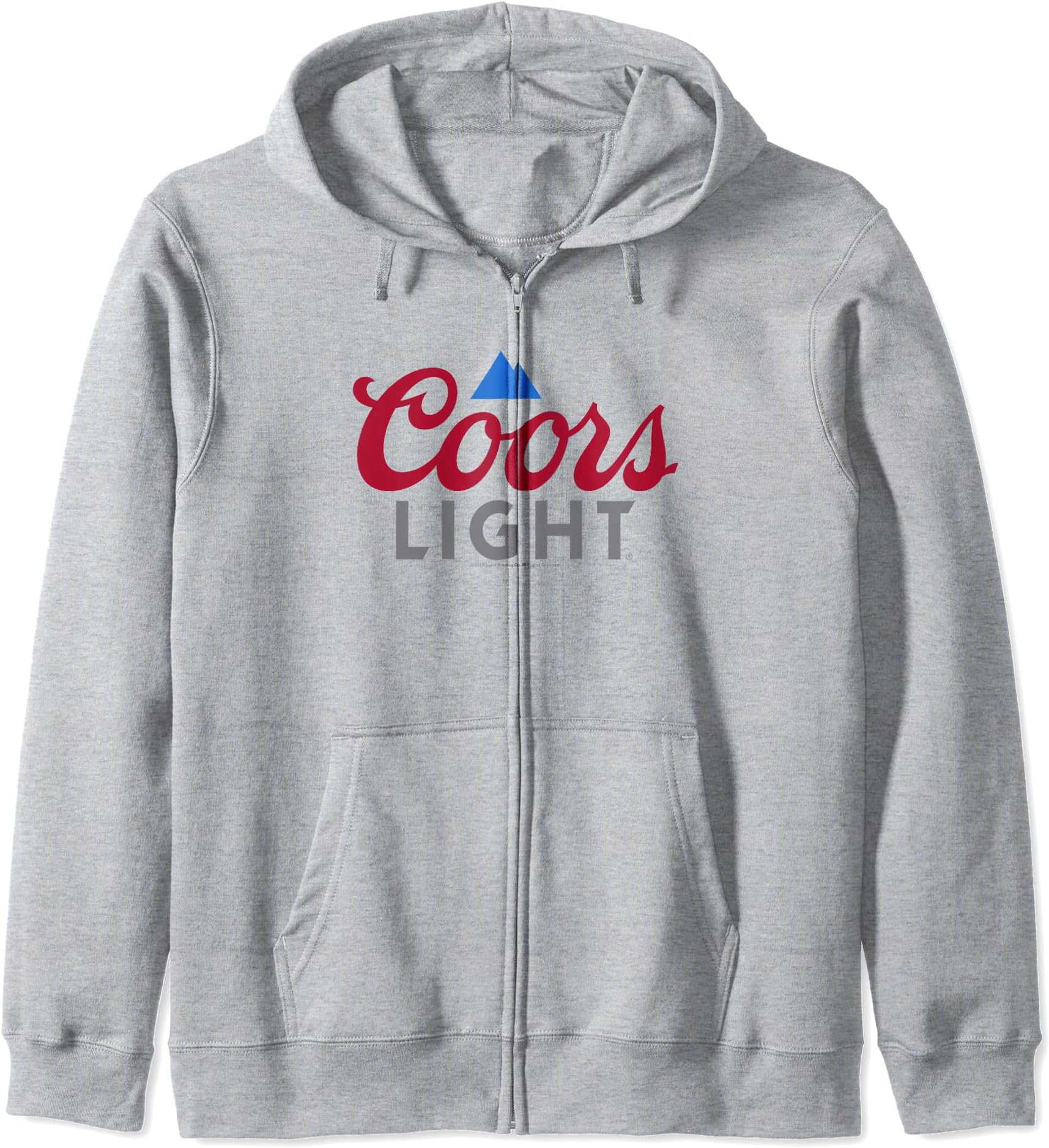 CoorsBrewing Company Coors Light Classic Big Chest Logo Zip Hoodie