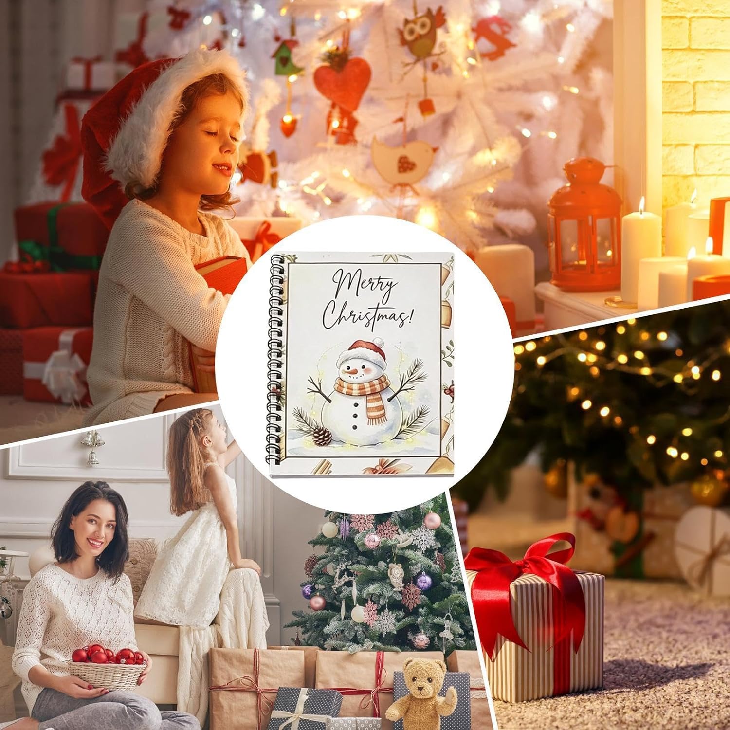 Seasonal Greetings Gift Card Book, Storage Booklet, Present Holder Organize image 5