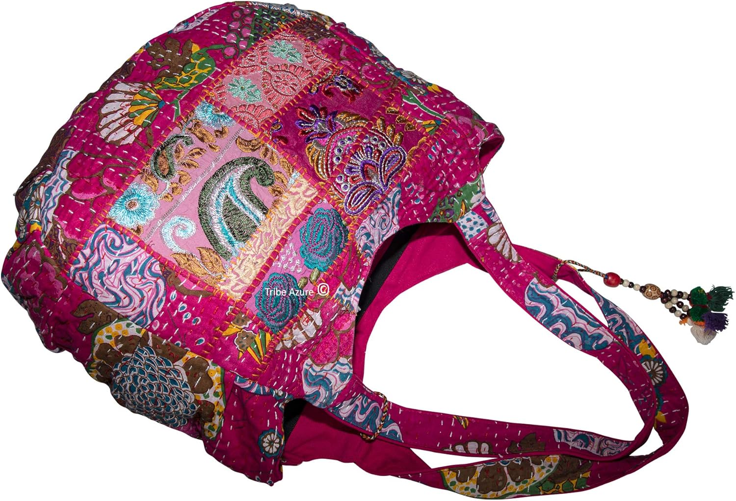 Tribe Azure Fair Trade Women's Cotton Shoulder-Handbags - Image 7