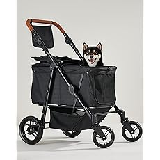 Medium Dog Stroller for Large Dogs, Zoosky Large Dog Stroller Up to 66lbs