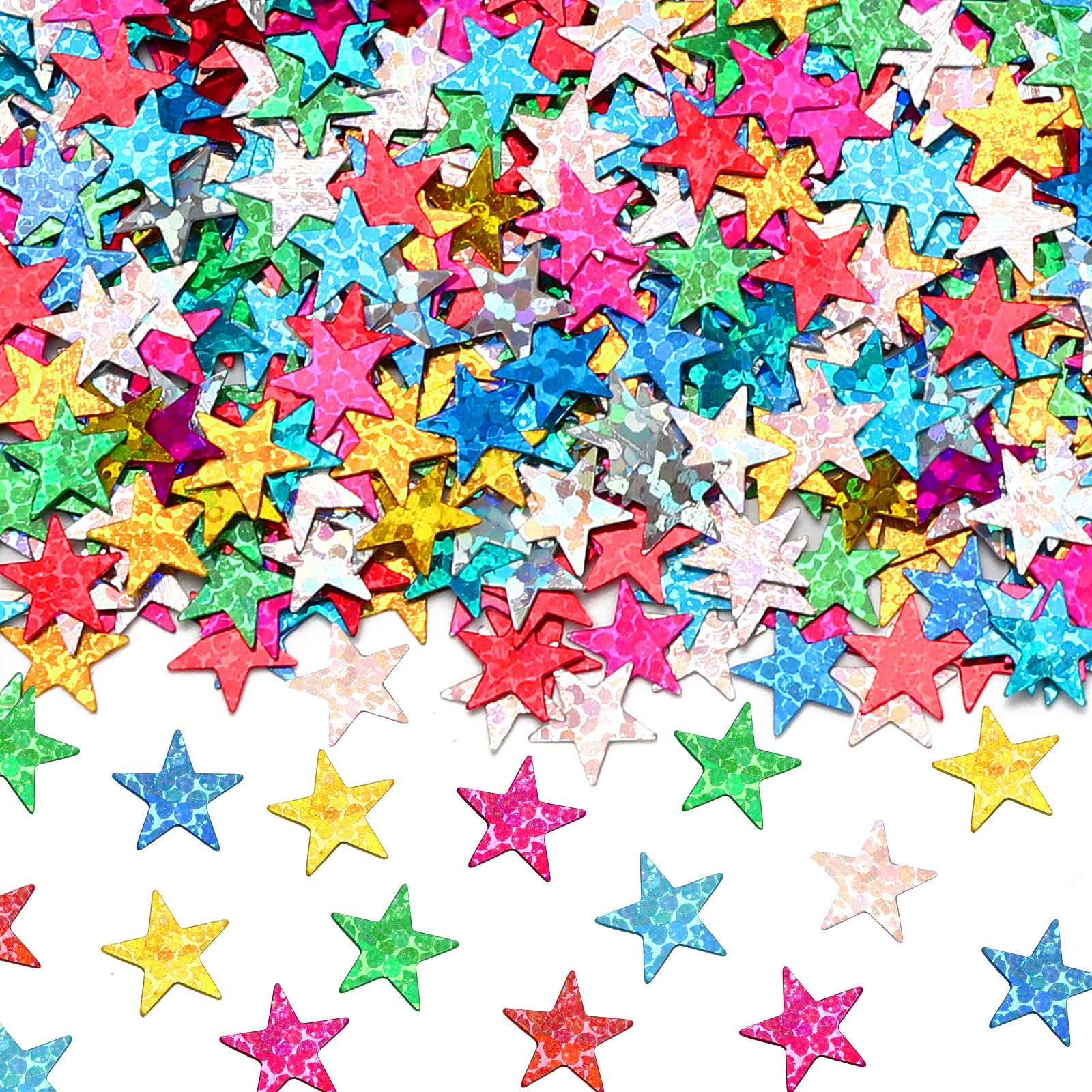 MARFOREVER Rainbow Star Confetti Glitter Star Confetti Party Supplies