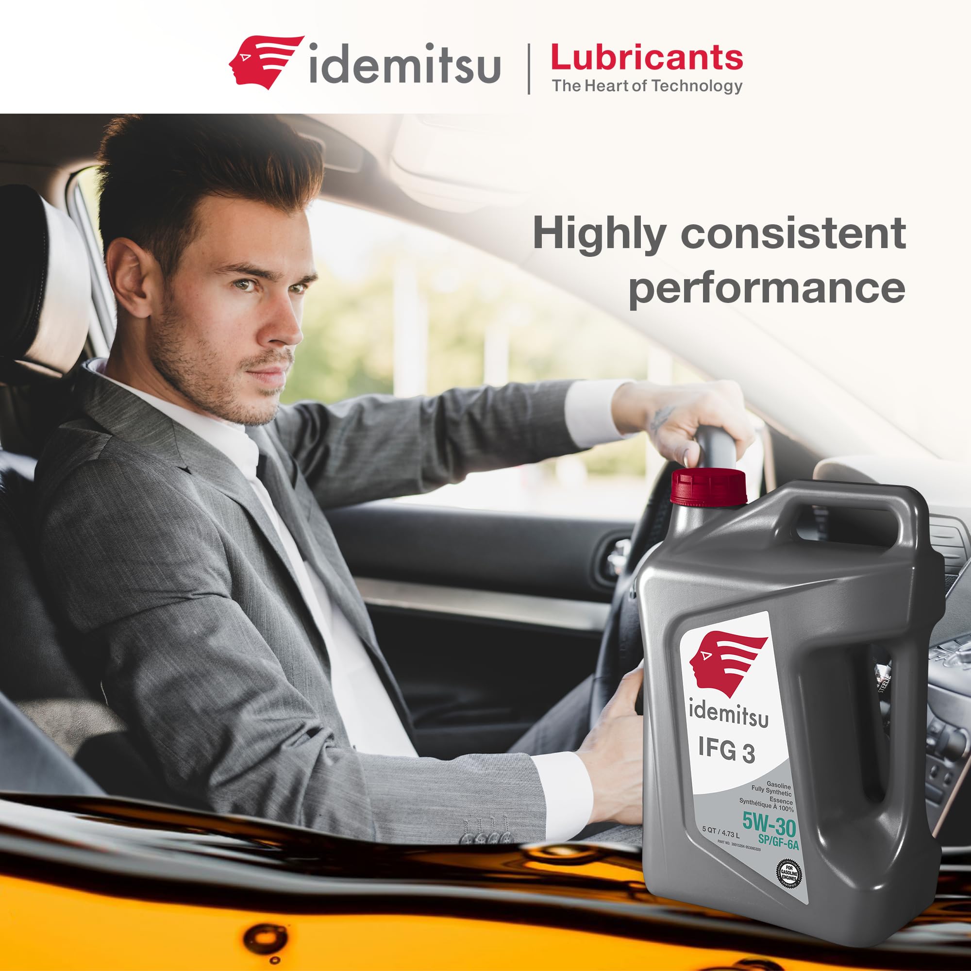 Idemitsu Óleo de motor sintético completo 5W-30 SP/GF-6-5 litros