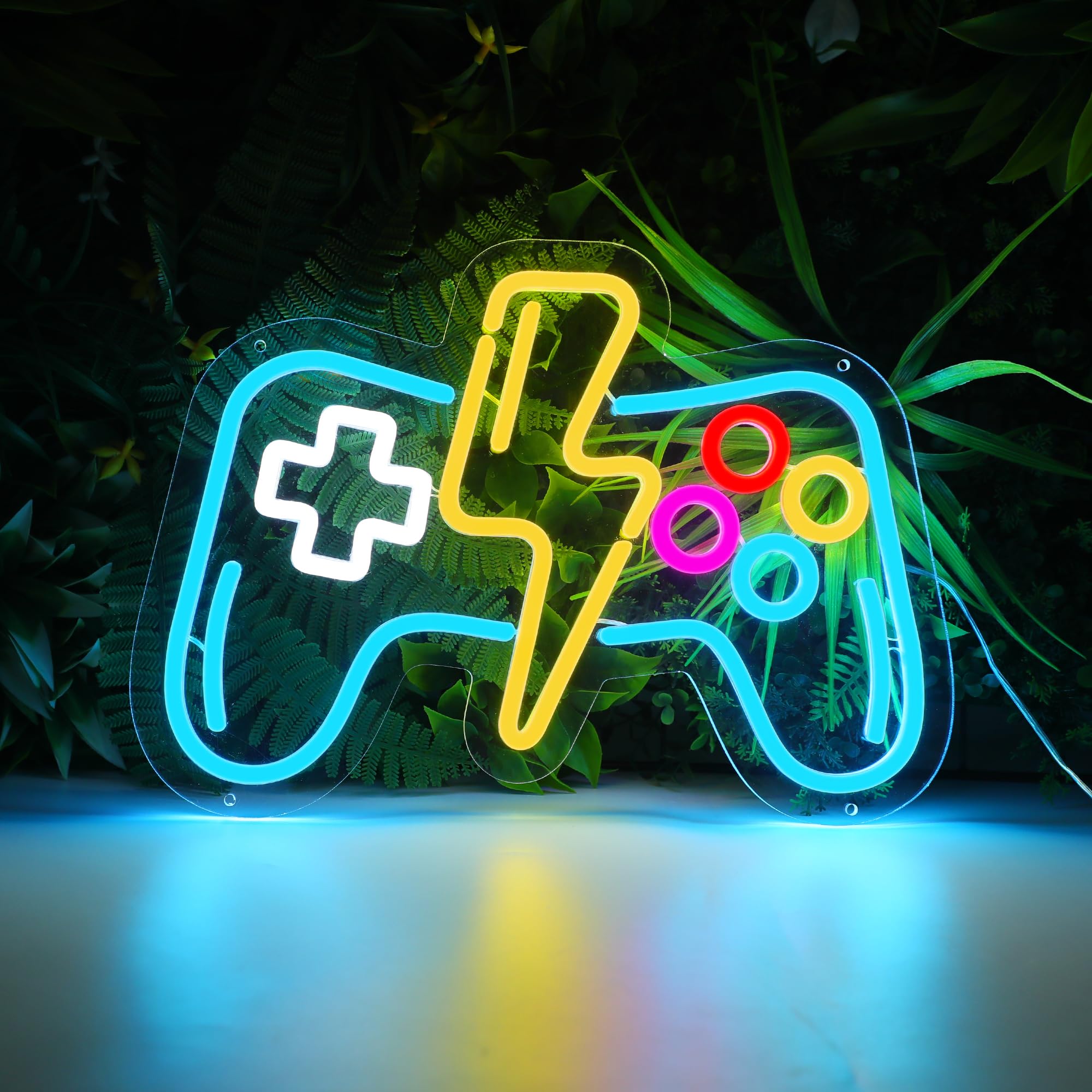 Gamer Neon Sign for Game Room Decor,Dimmable Gaming Neon Light Sign Wall Decor LED Lights for Boys Bedroom Accessories,Gamer Gifts for Boys,Kids,Teen, Men