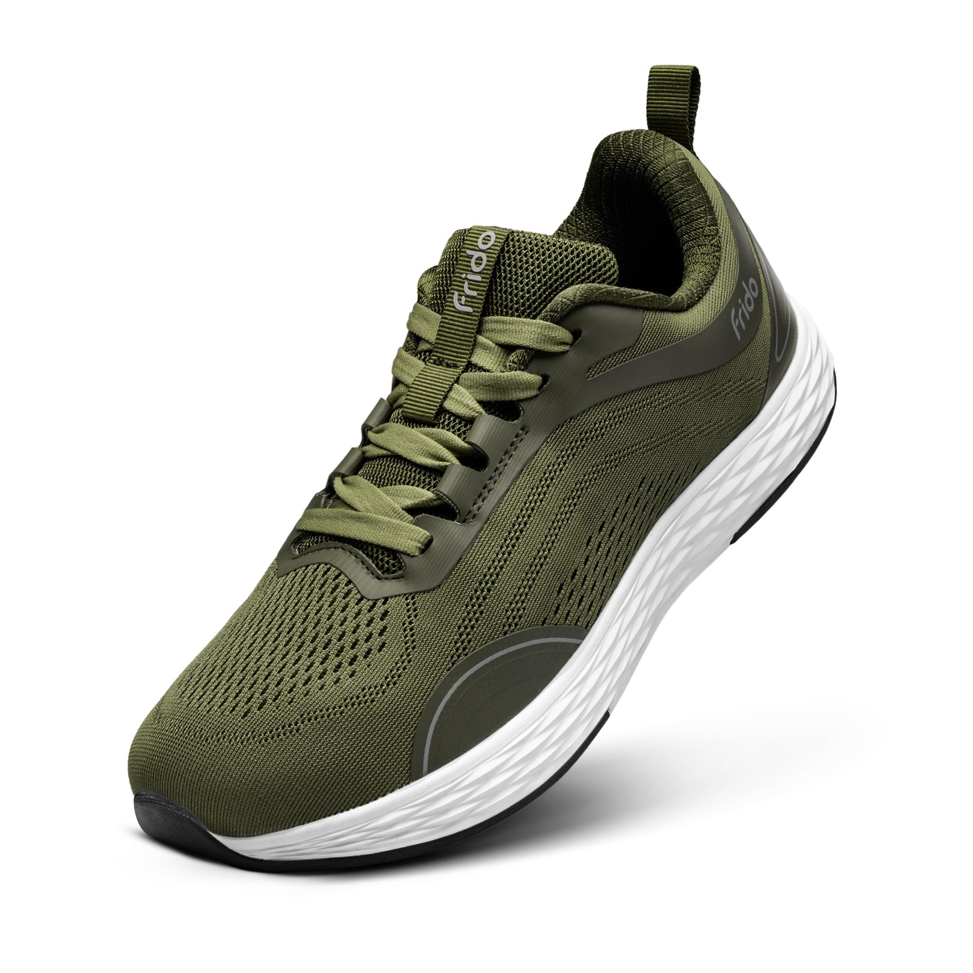frido Active Walking Shoes for Men & Women | Lightweight Breathable Mesh Upper | Zero-Drop Sole with Wide Toe Box for Natural Movement | Cushioned Comfort Lace-Up Sneakers-picture-12