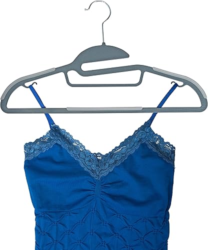 Miniatura 6 de Simplify Paquete de 24 ganchos definitivos  Protector de collar en forma de S  Ultrafino  Antideslizante  Barra de accesorios  Cinturones  Bufandas