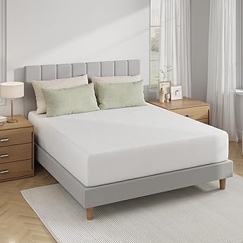 Novilla King Mattress, 12 Inch King Size Memory Foam Mattress with Comfort Foam for Pressure Relief & Cool Fresh Sleep, Removable Washable Cover,Mattresses in a Box,Medium Firm