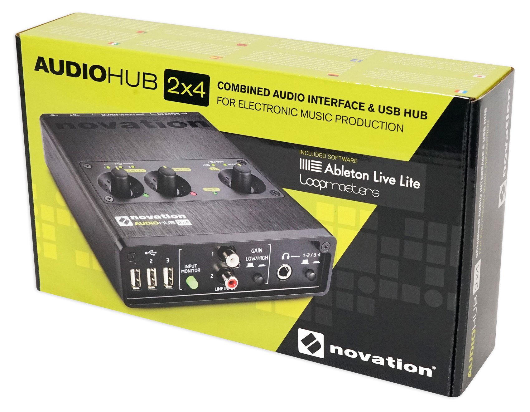 Novation Audiohub 2x4 オーディオインターフェイス Novation AudioHub 2x4 Tutorial & Review - YouTube