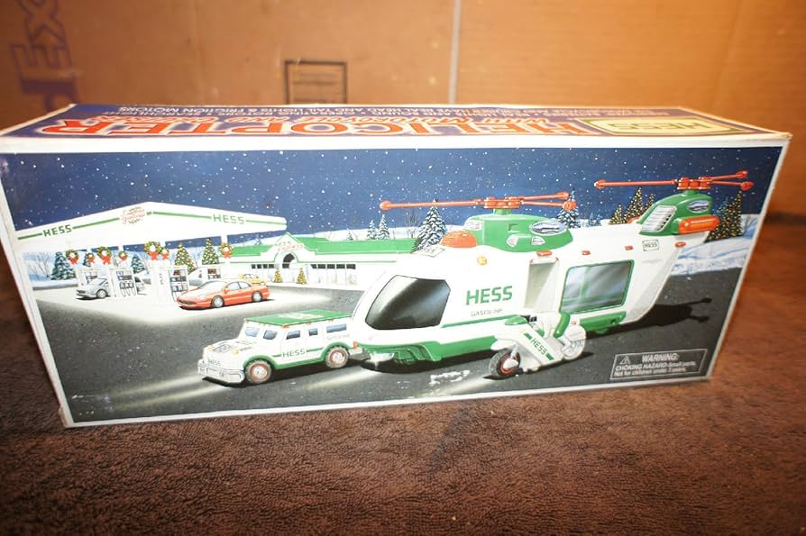 トラヴィスワーカー 2001 Merry X-Mas Amazon.com: Hess 2001 Toy Helicopter with Motorcycle and