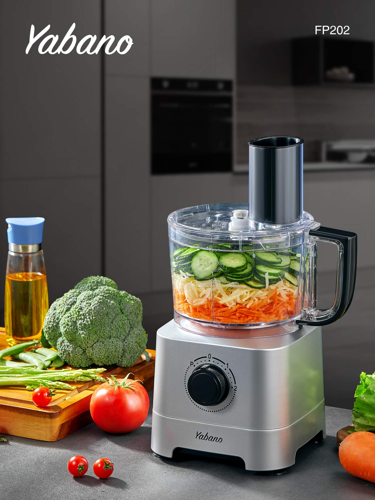 Food Processor 6 in 1 Multifunctional, Compact Food Mixer with Chopper
