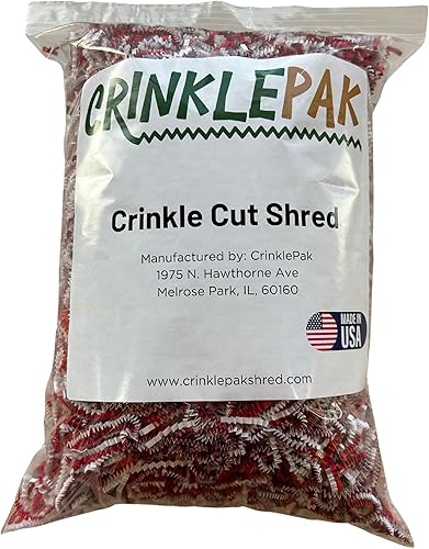 Miniatura 3 de CrinklePak Papel triturado fabricado en Estados Unidos para paquetes de envío, relleno de cesta, envoltura de regalo y todas las ocasiones, bastón