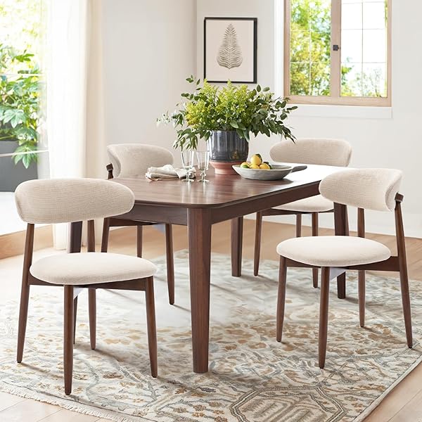Upholstered Fabric Dining Chairs