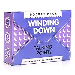 TALKING POINT CARDS 189 Engaging Prompts for Kids and Parents – Conversations to Relax, Reflect, and Connect Before Bedtime or After Busy Days – Mindfulness and Calm-Down Game for Families