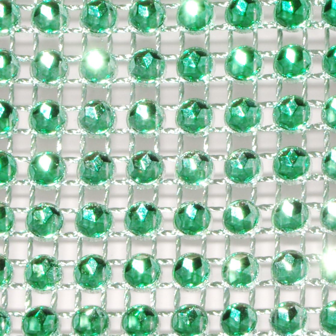 Mandala Crafts フェイクダイヤモンドキラキララップ、フェイクラインストーンクリスタルメッシュリボンロール ウェディング