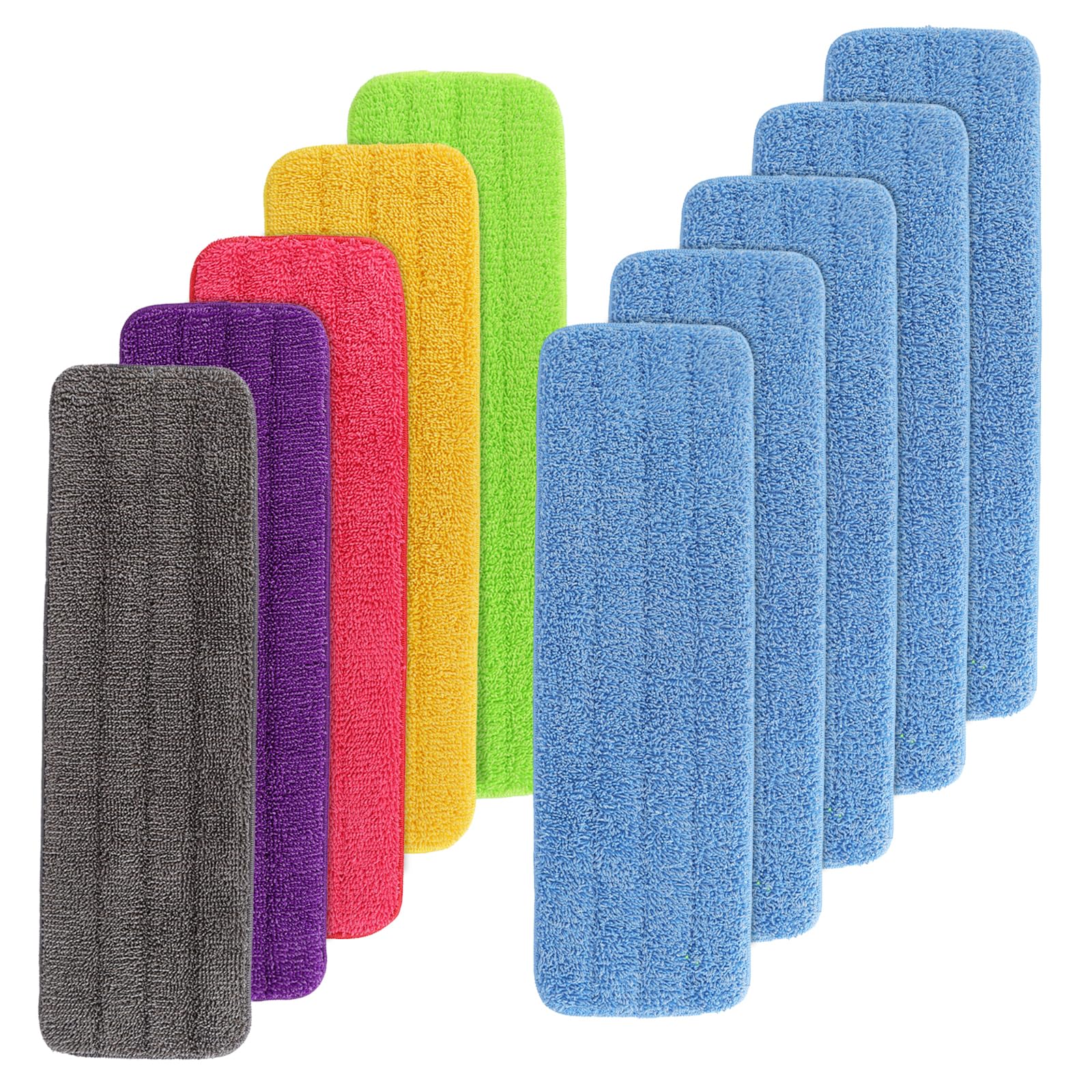 SUNERLORY Mikrofaser-Wischpad Set – 8 Stück, Passend Für Alle Sprüh-Wischer & Flachwischer (32x12 Cm)