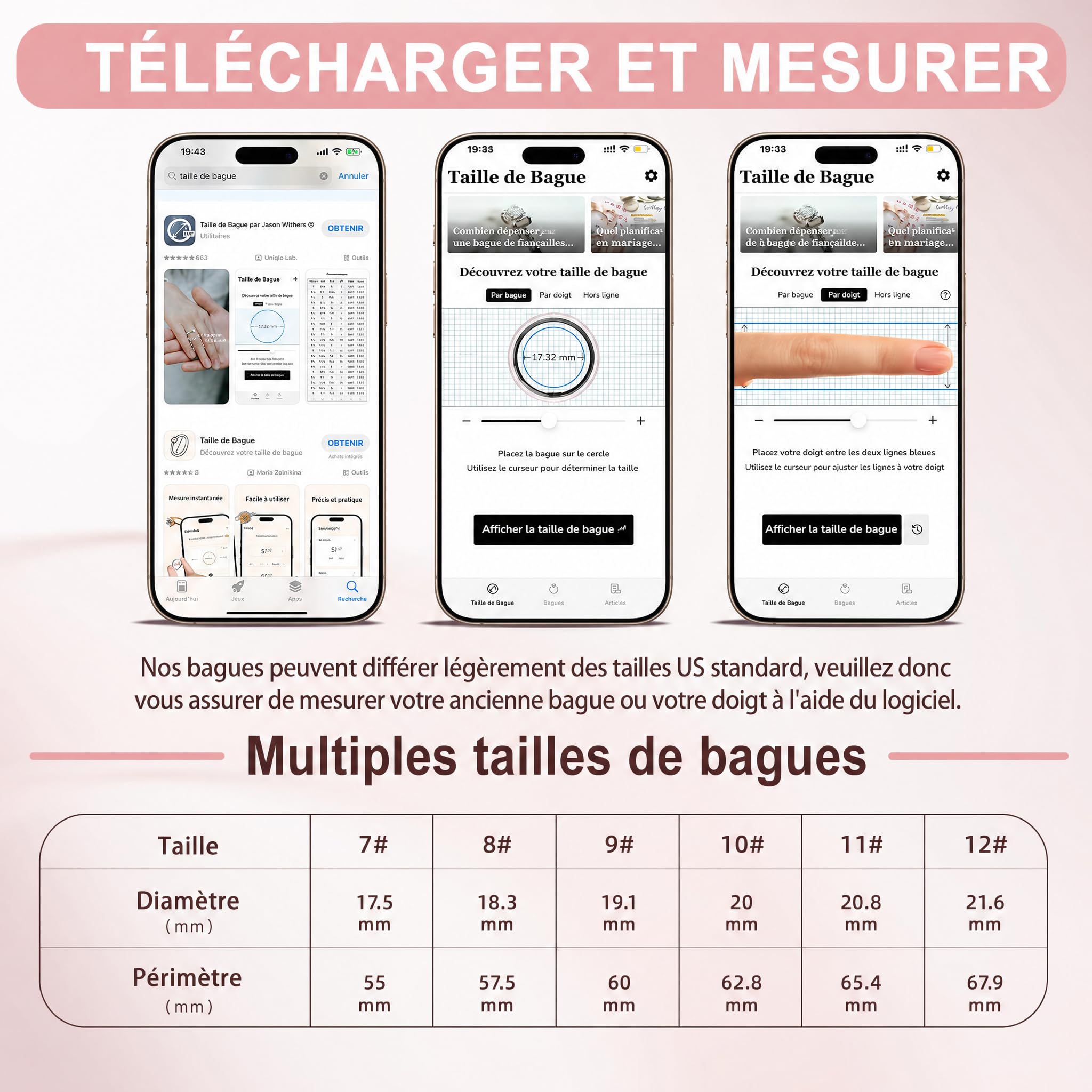 Bague Connectée Femme en Céramique – Suivi du Sommeil, Fréquence Cardiaque, Multi-Sports, Étanche 5ATM
