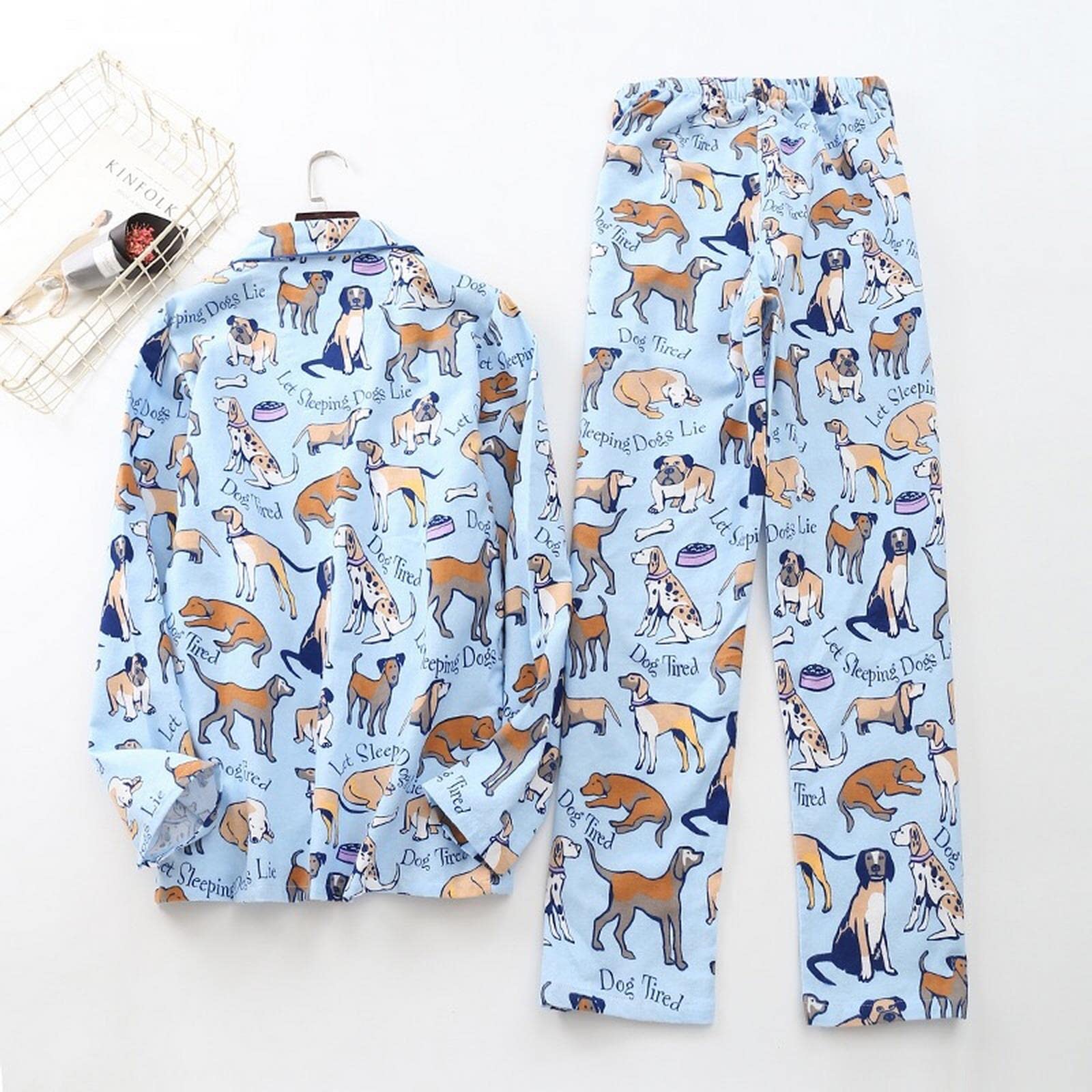 Pigiama Donna Carino White Bear White Spazzoted Women Set Pigiama Set Autumn Inverno Animal Sonno Abbigliamento da Donna Pijamas