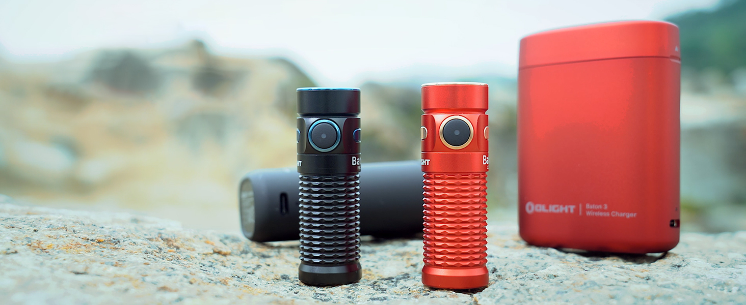 OLIGHT Baton3 Premium Edition Rechargeable Small Pocket Flashlight