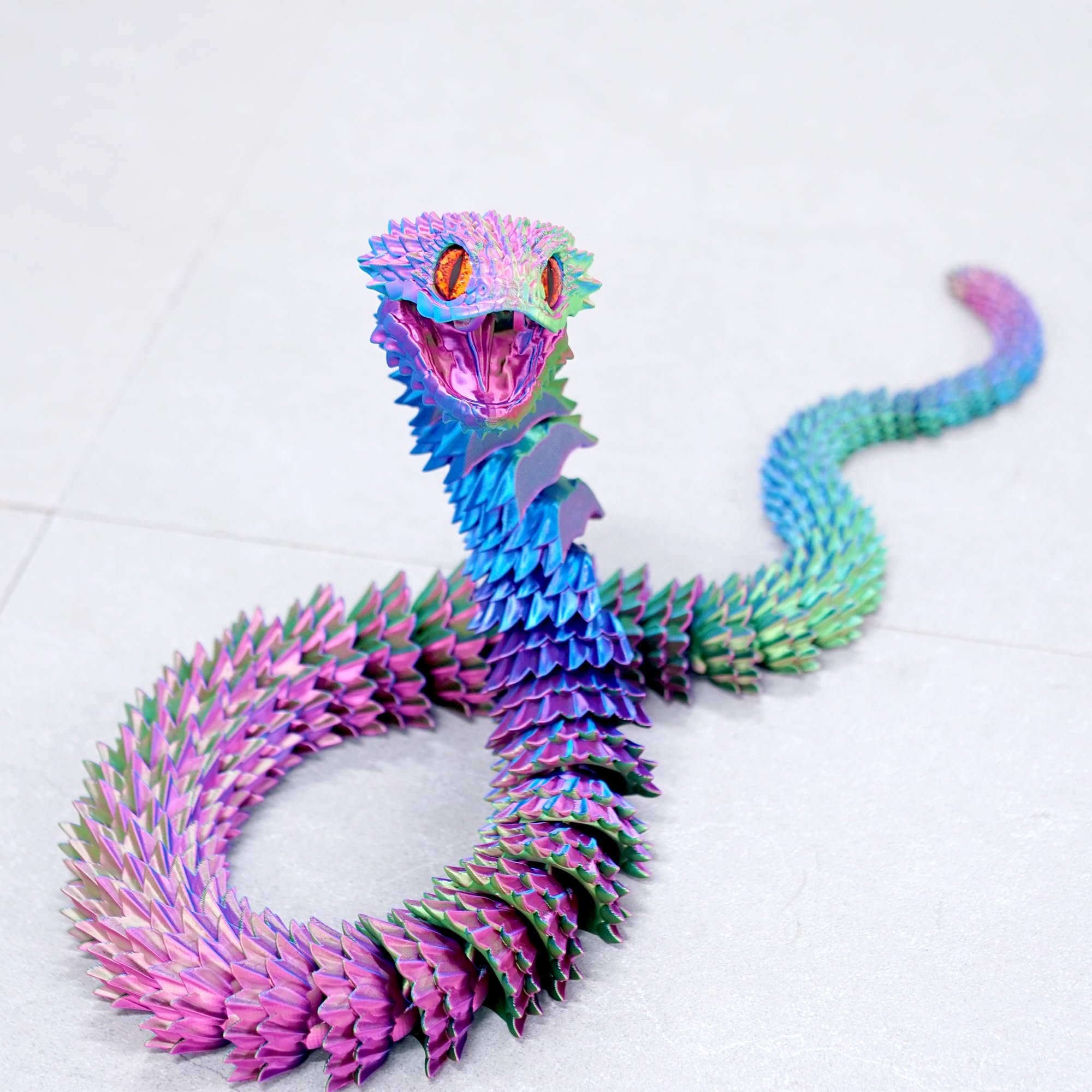 Amazon.com: 47.5inch Super Large 3D Printed Snake Models,Movable