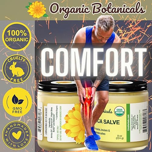 Miniatura 10 de Pure Arnica Salve  Crema de alivio muscular y articulaciones para rigidez, dolores, moretones, hinchazón, esguinces y más  Crema de árnica de 2 onzas