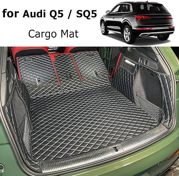 Boot Liner for 2017-2025 Audi Q5 Boot Mats | (and Rear Left and Right Side Panels) Dog Friendly