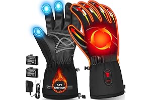 3200mAh Electric Motorcycle Winter Heated Gloves for Men Women